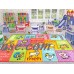 KC CUBS Playtime Collection Old McDonald's Farm Animal Sounds Educational Learning Area Rug Carpet For Kids and Children Bedrooms and Playroom (3' 3" x 4' 7")   566084484